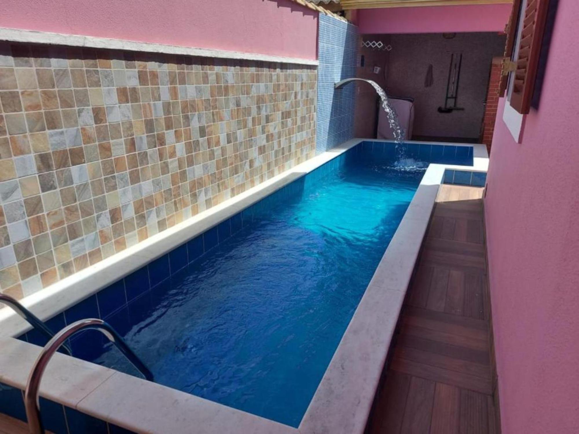 Casa Rosa De Peruibe - Casa De Temporada 3 Dormitorios, 10 Hospedes, Piscina, Wi-Fi, Netflix, 800 Metros Da Praia Exteriér fotografie