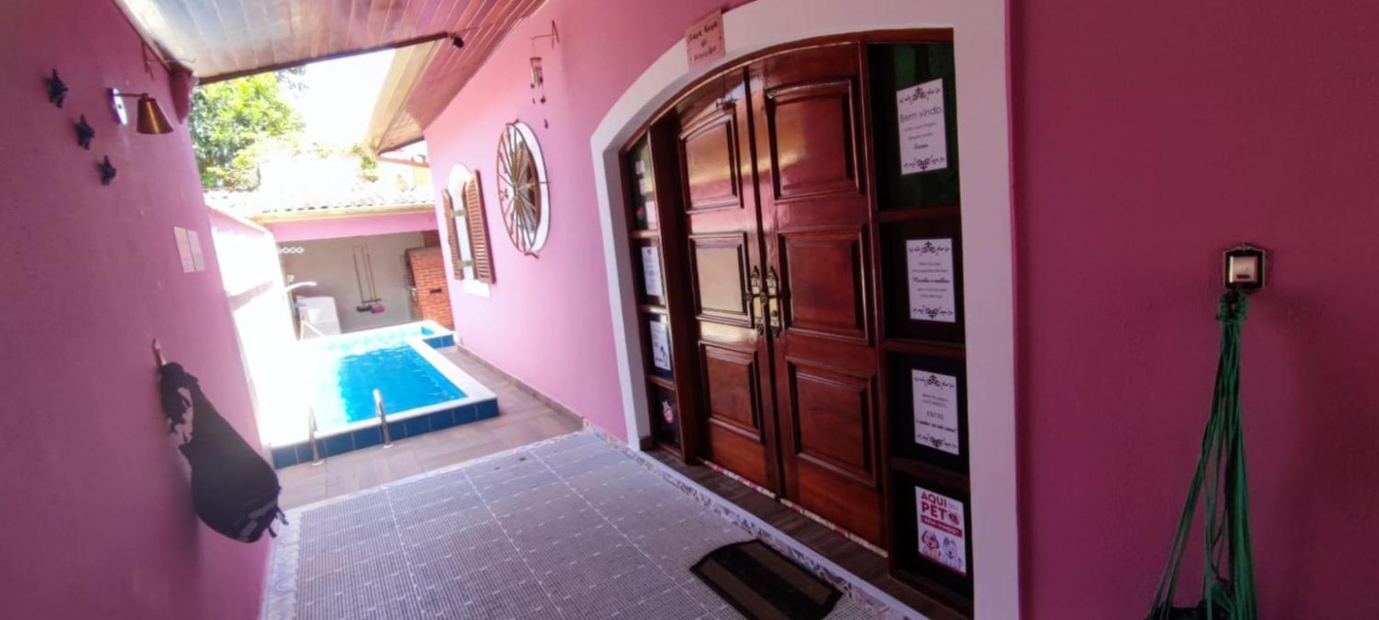 Casa Rosa De Peruibe - Casa De Temporada 3 Dormitorios, 10 Hospedes, Piscina, Wi-Fi, Netflix, 800 Metros Da Praia Exteriér fotografie